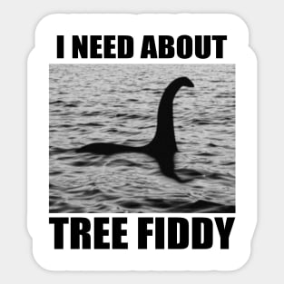 Tree Fiddy Sticker